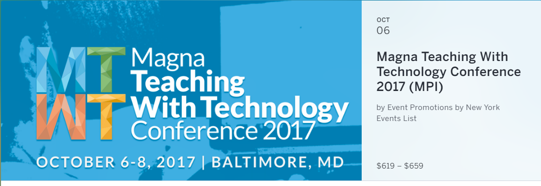 Discover the many ways that technology in the classroom can breathe new life into your lessons when you register for the Teaching with Technology Conference from Magna Publications.

Whether you teach online, face-to-face, or both, you'll obtain proven ways to enhance everyday teaching and learning as well as engage deeply with your students and elevate their academic achievemen